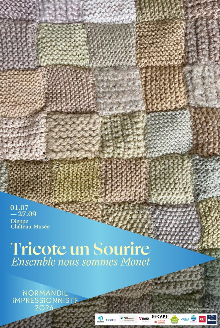 Affiche exposition chateau musée de Dieppe jusqu'au 27 septembre. Festival Normandie Impressionniste