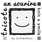 Logo Tricote un sourire by Citémômes / Knit a smile